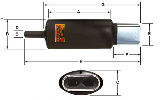 Supersprint Endschalldämpfer (Universal)