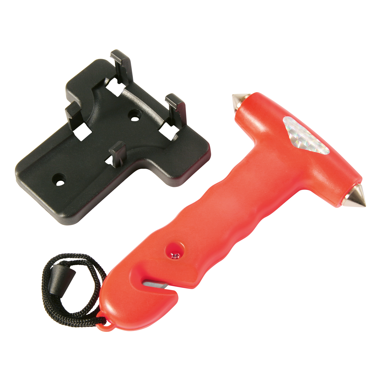 Nothammer mit Handschutz, Stahl und Polyamid rot; 5225-U313