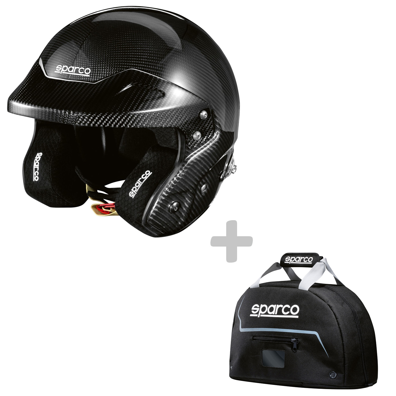 Sparco Helm RJ Carbon inkl. gratis Helmtasche