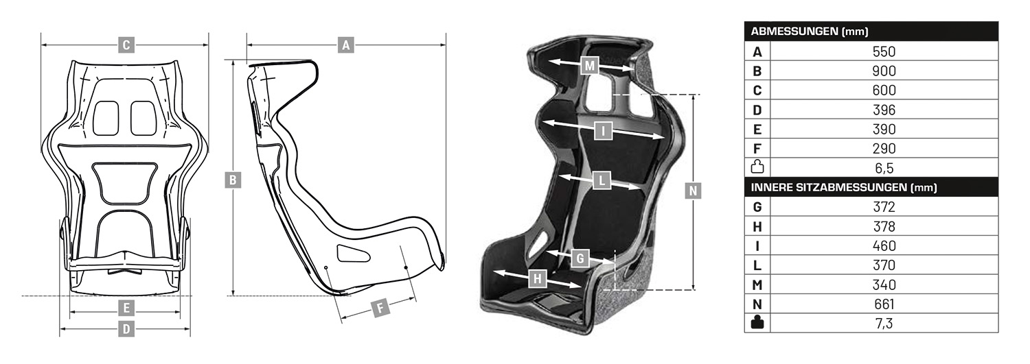 Sabelt Rennsitz X-PAD Rally Cross