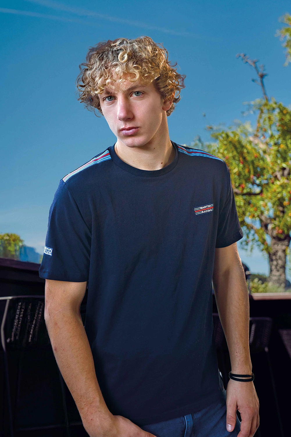 Sparco T-Shirt Top Stripes | Martini Racing