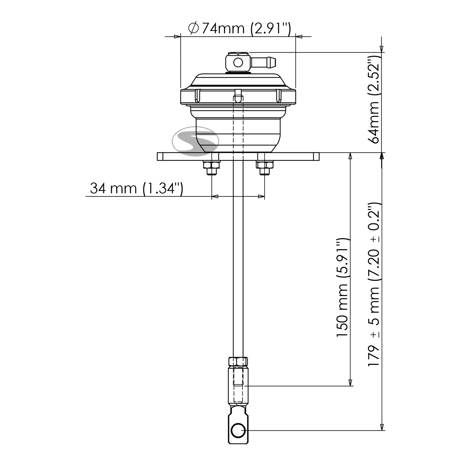 Turbosmart Internes Wastegate