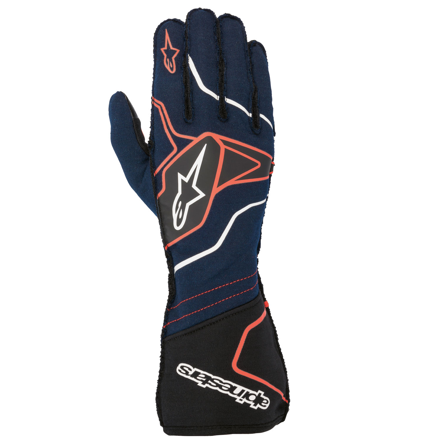 Alpinestars Handschuh Tech 1ZX v2, dunkelblau/rot