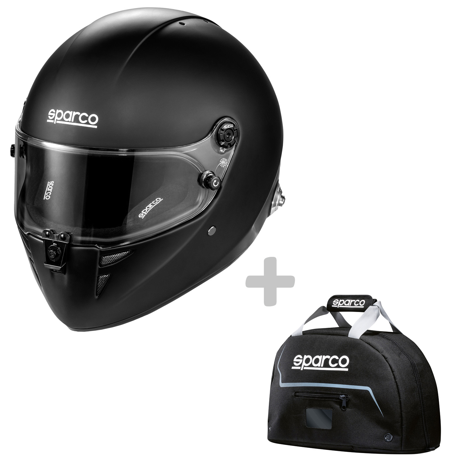 Sparco Helm Stealth RF inkl. gratis Helmtasche